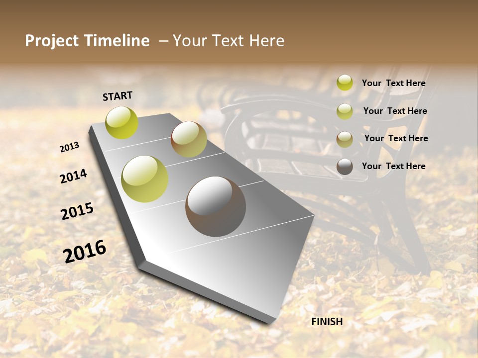 November Leaves Woods PowerPoint Template