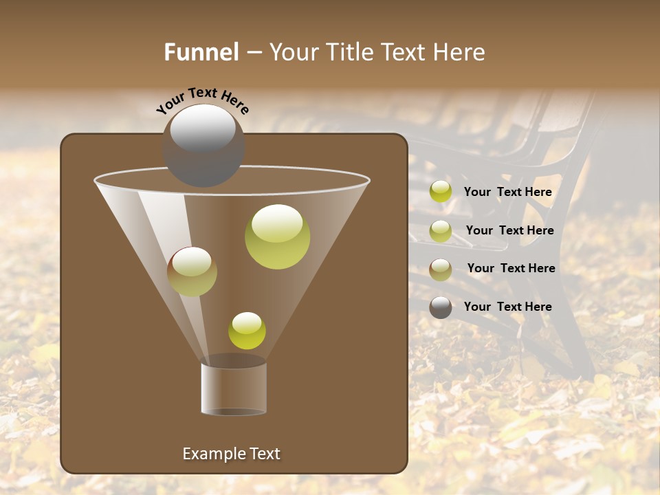 November Leaves Woods PowerPoint Template