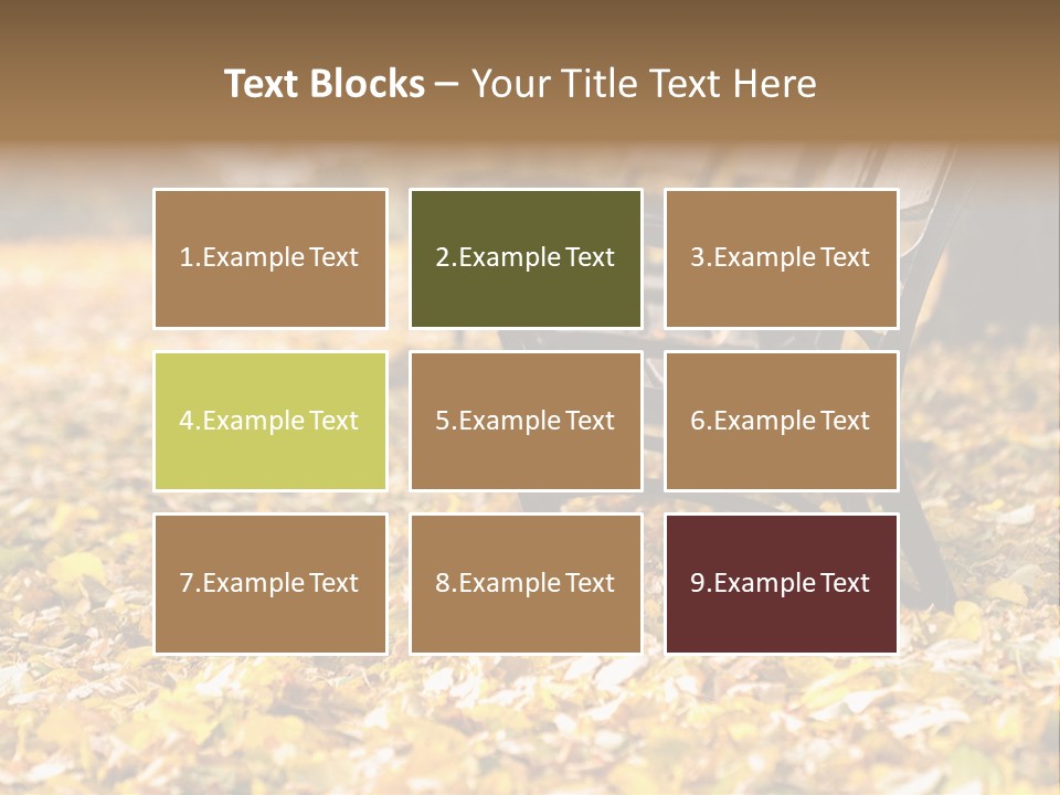 November Leaves Woods PowerPoint Template