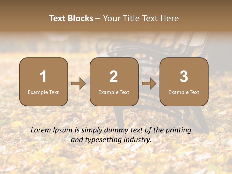 November Leaves Woods PowerPoint Template