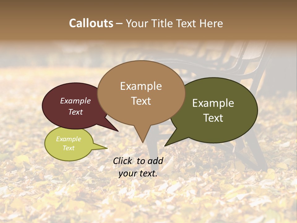 November Leaves Woods PowerPoint Template