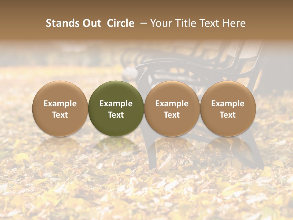 November Leaves Woods PowerPoint Template