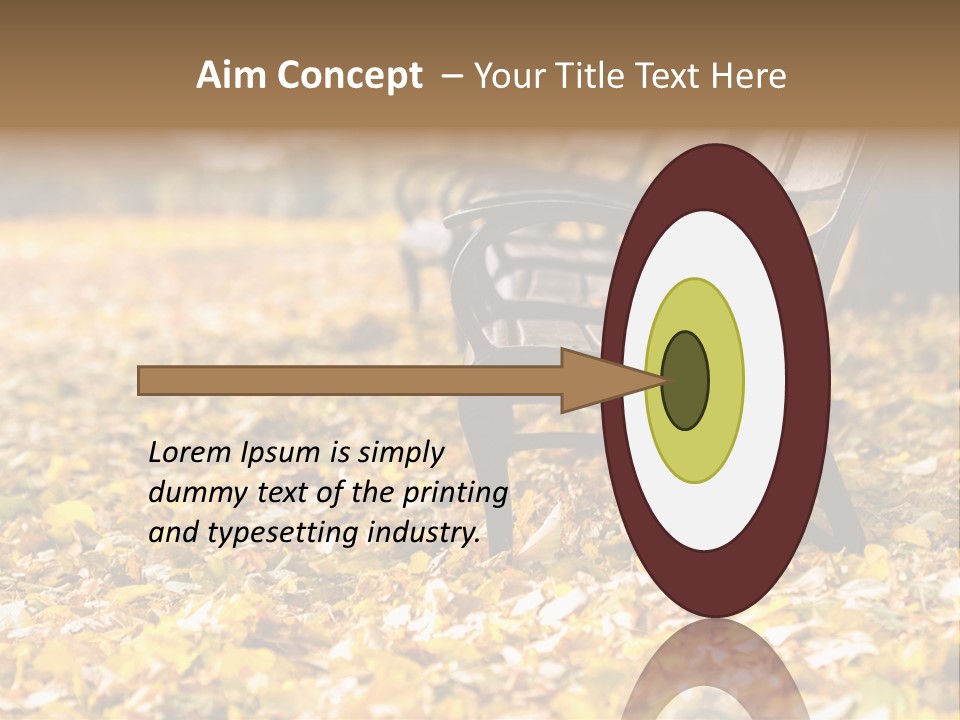 November Leaves Woods PowerPoint Template