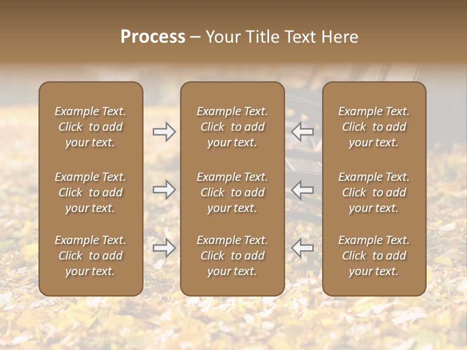 November Leaves Woods PowerPoint Template