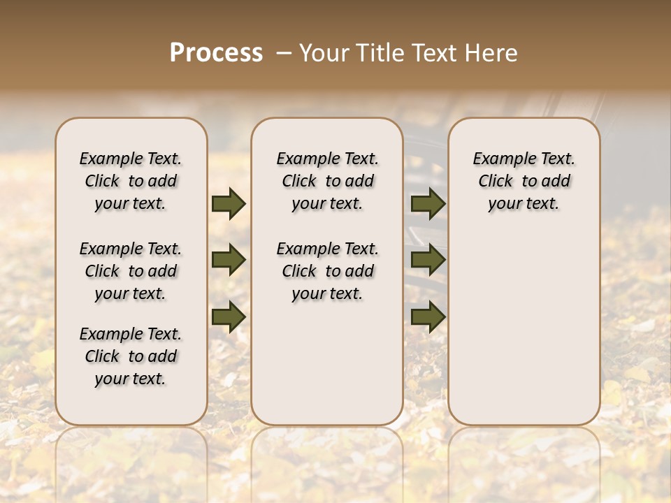 November Leaves Woods PowerPoint Template