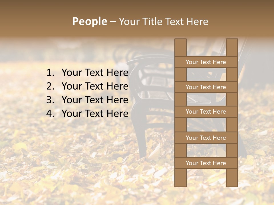 November Leaves Woods PowerPoint Template
