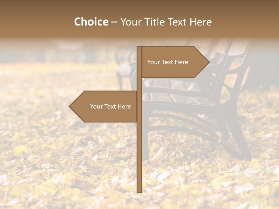 November Leaves Woods PowerPoint Template