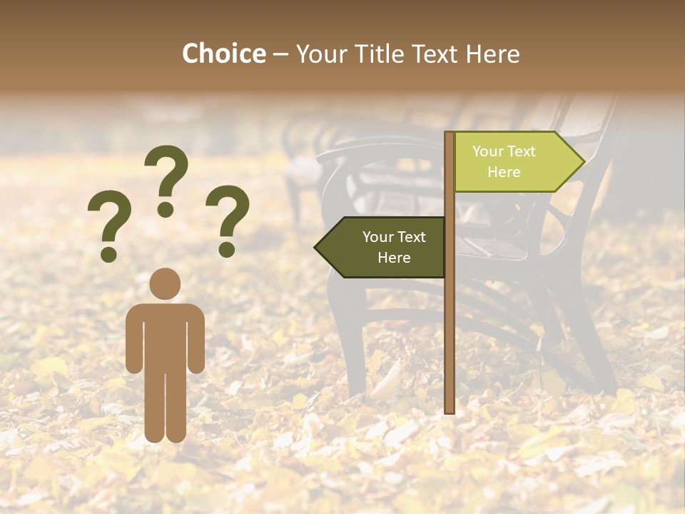 November Leaves Woods PowerPoint Template