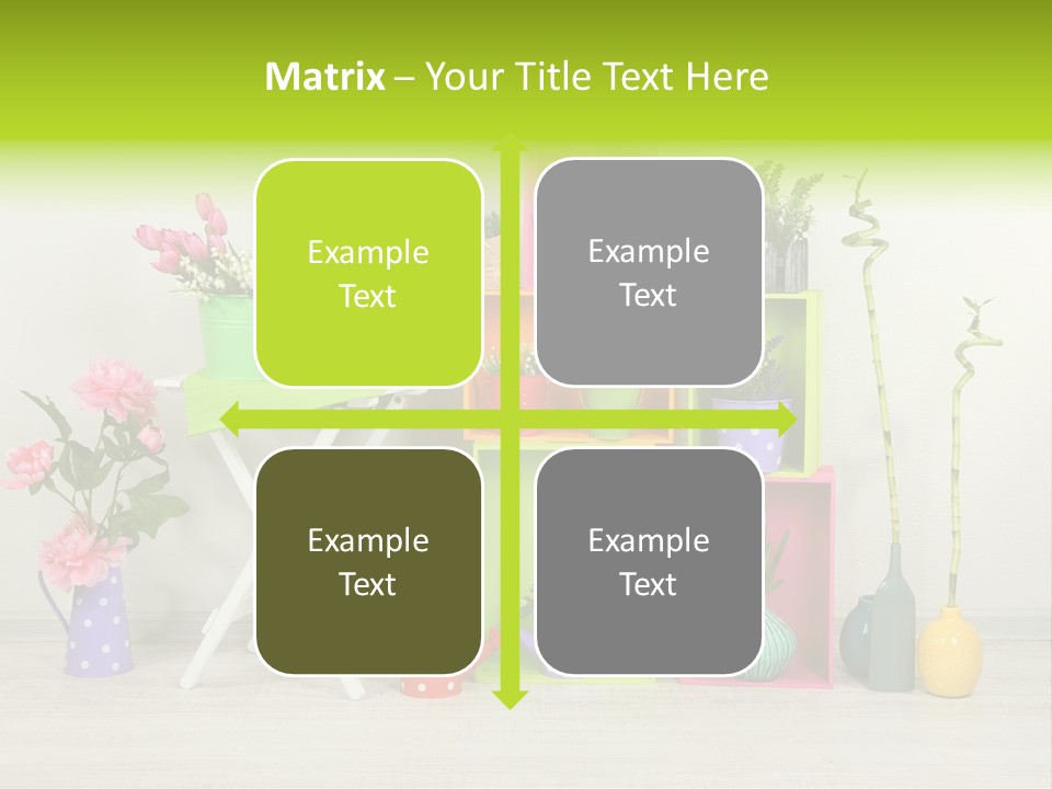 Decor Nobody Equipment PowerPoint Template