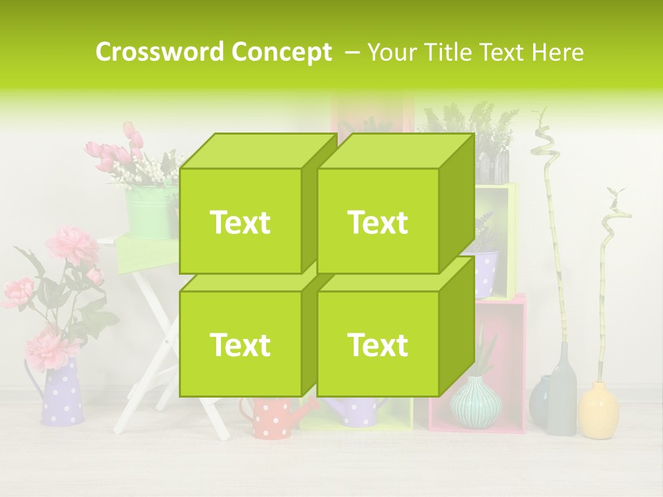 Decor Nobody Equipment PowerPoint Template