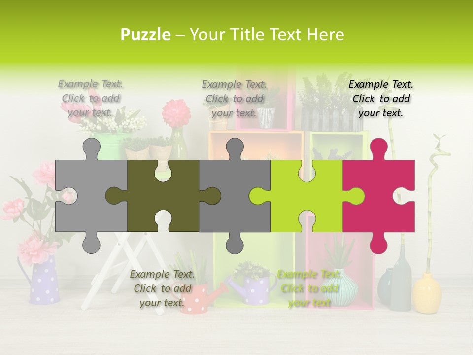 Decor Nobody Equipment PowerPoint Template