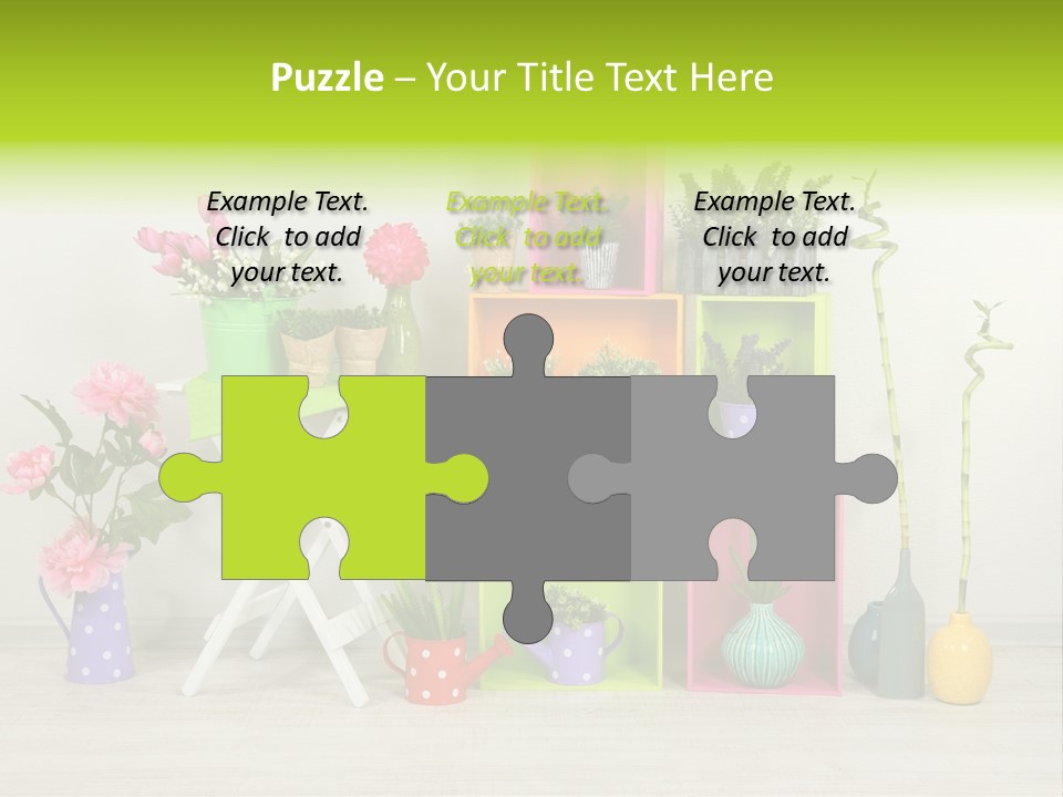 Decor Nobody Equipment PowerPoint Template