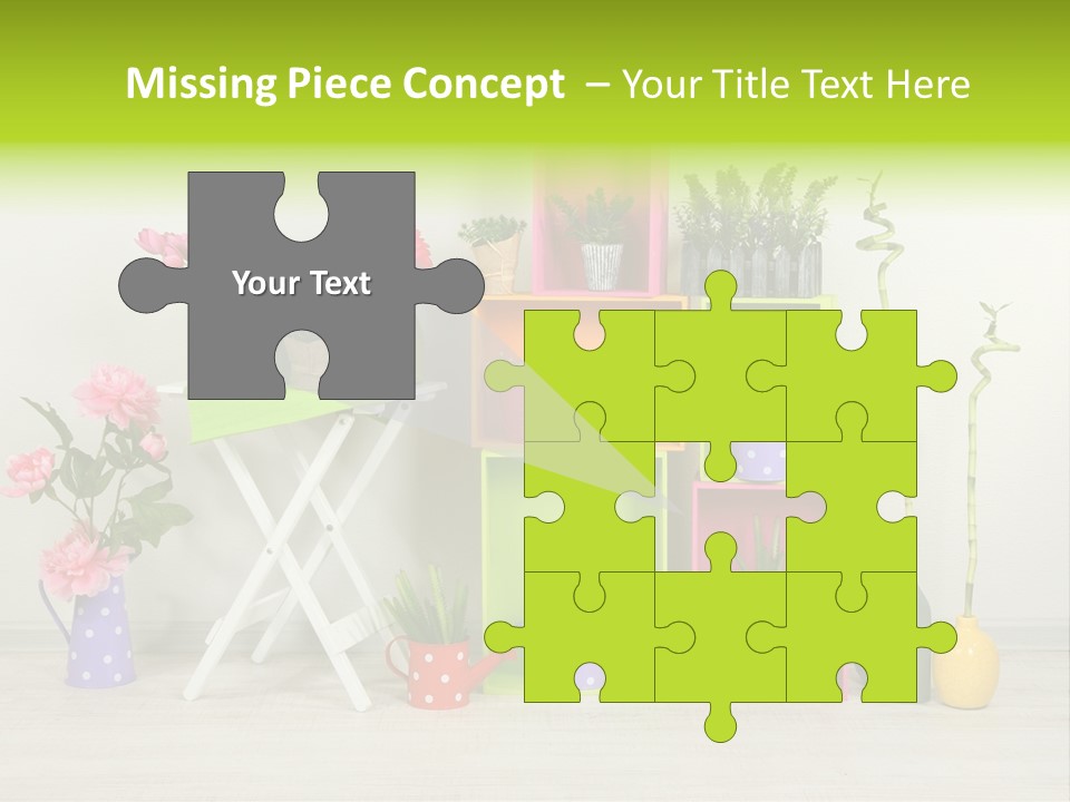 Decor Nobody Equipment PowerPoint Template