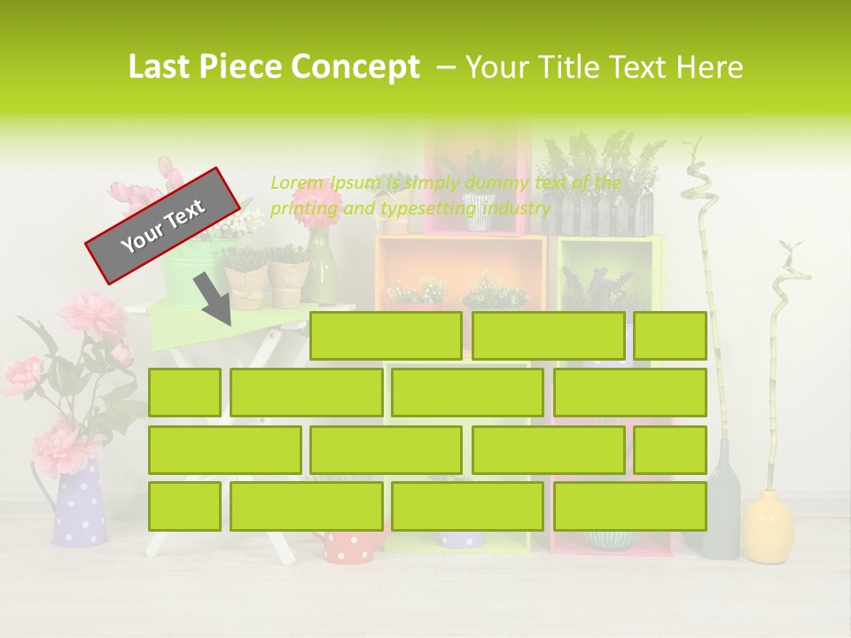 Decor Nobody Equipment PowerPoint Template