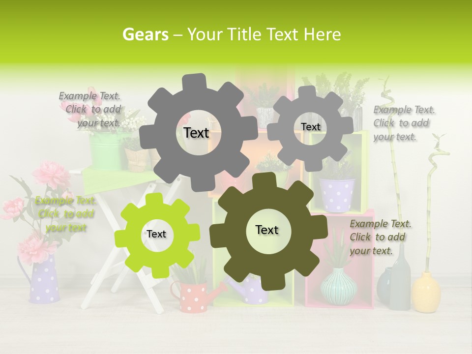 Decor Nobody Equipment PowerPoint Template