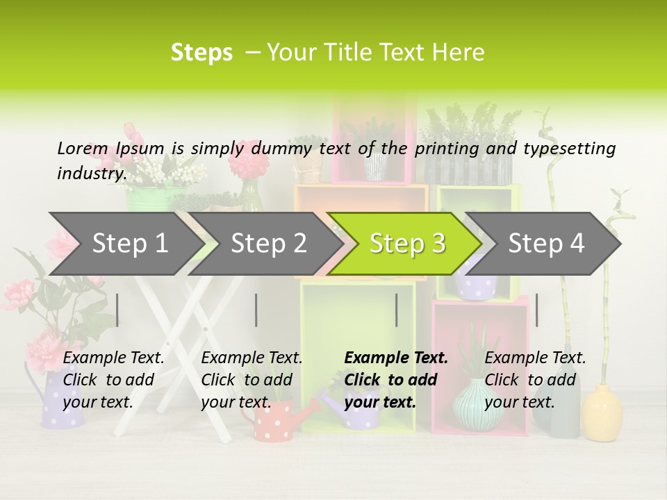 Decor Nobody Equipment PowerPoint Template