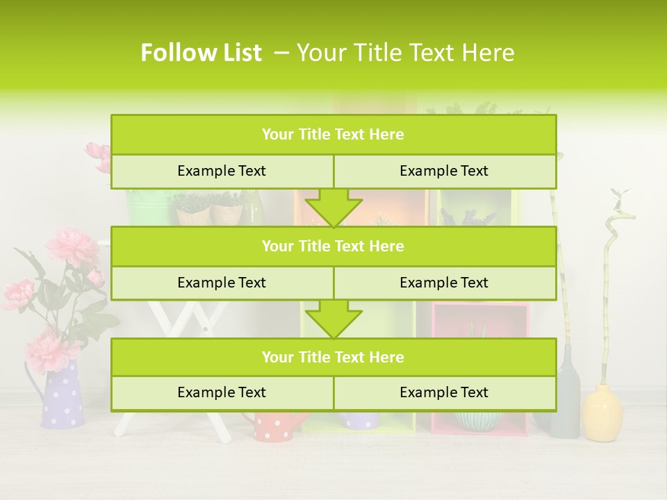 Decor Nobody Equipment PowerPoint Template