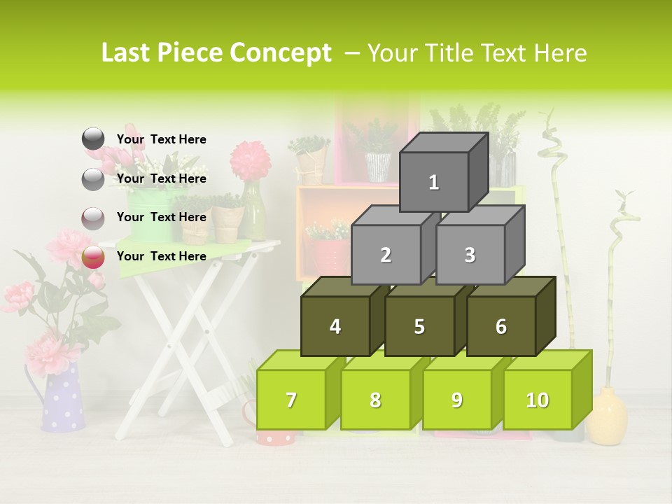 Decor Nobody Equipment PowerPoint Template