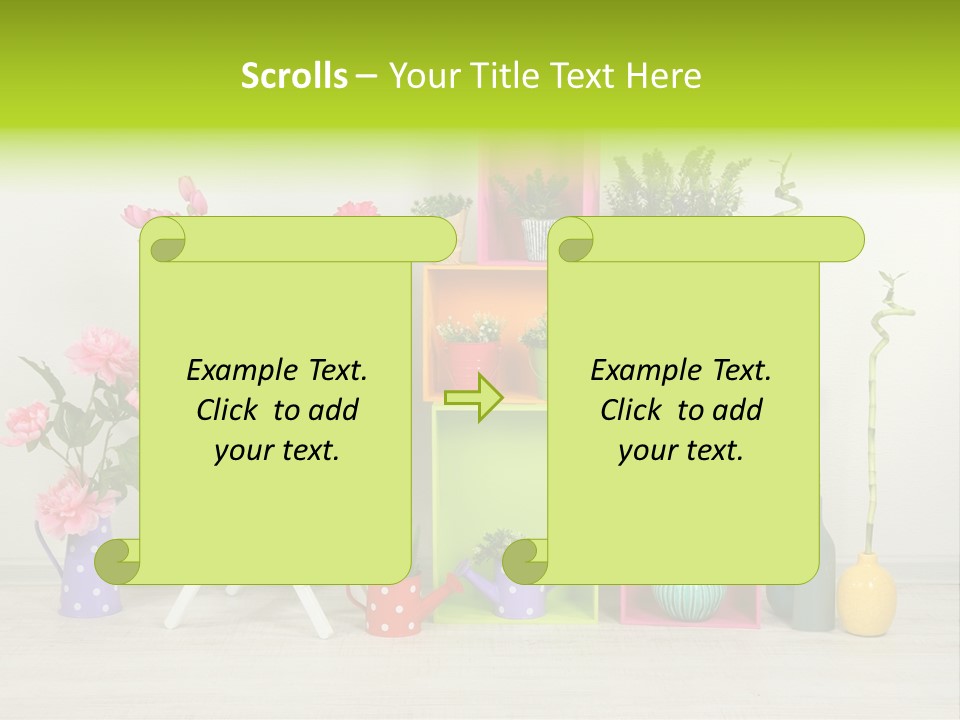 Decor Nobody Equipment PowerPoint Template