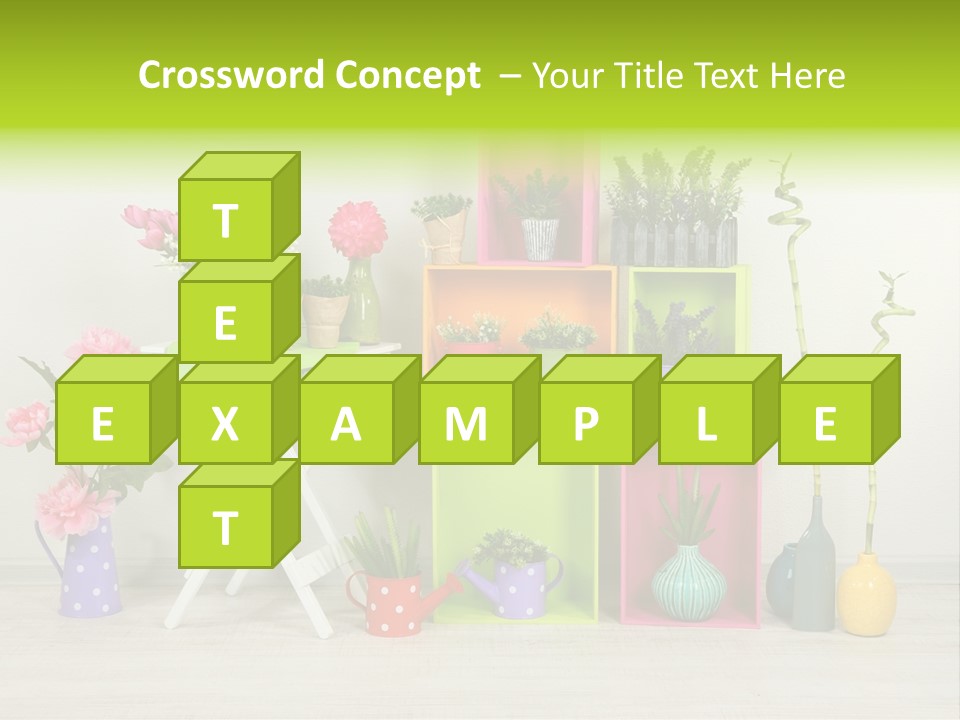 Decor Nobody Equipment PowerPoint Template
