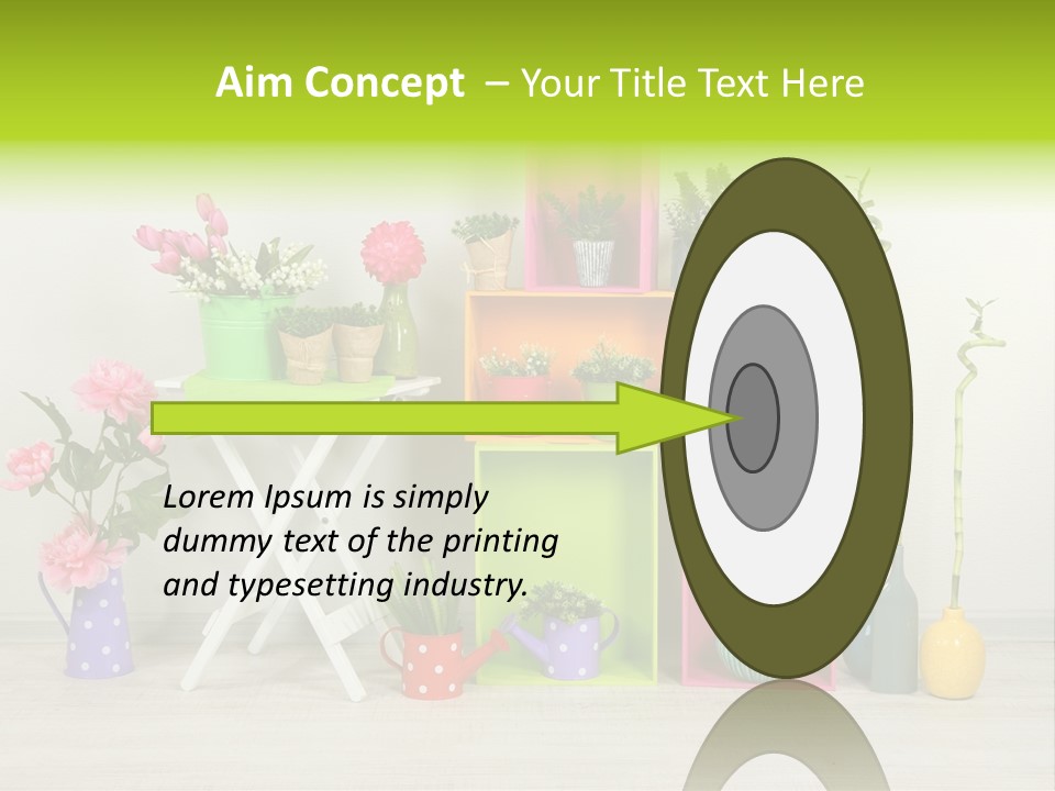 Decor Nobody Equipment PowerPoint Template