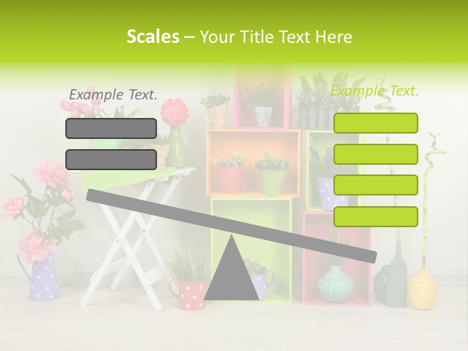 Decor Nobody Equipment PowerPoint Template