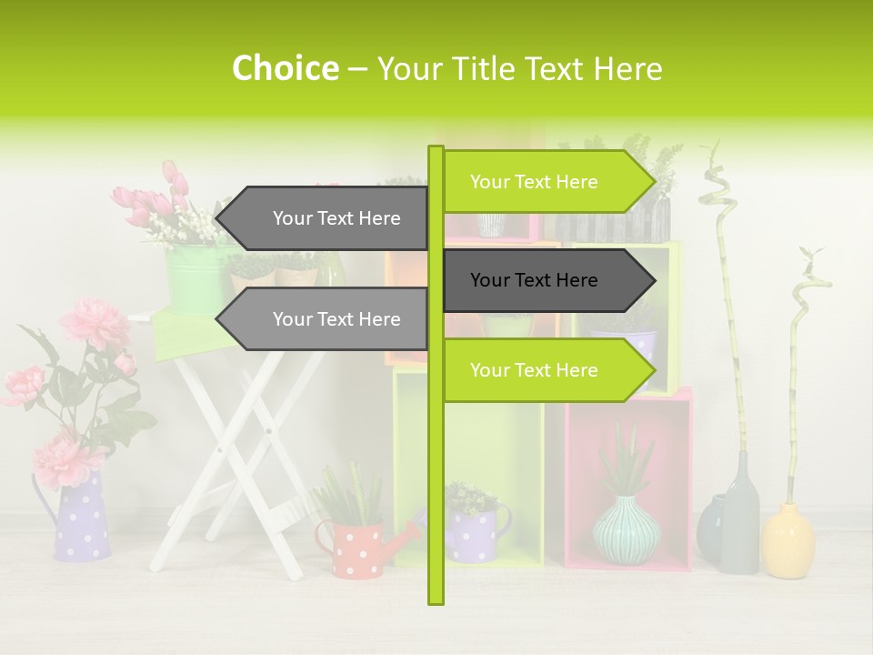 Decor Nobody Equipment PowerPoint Template