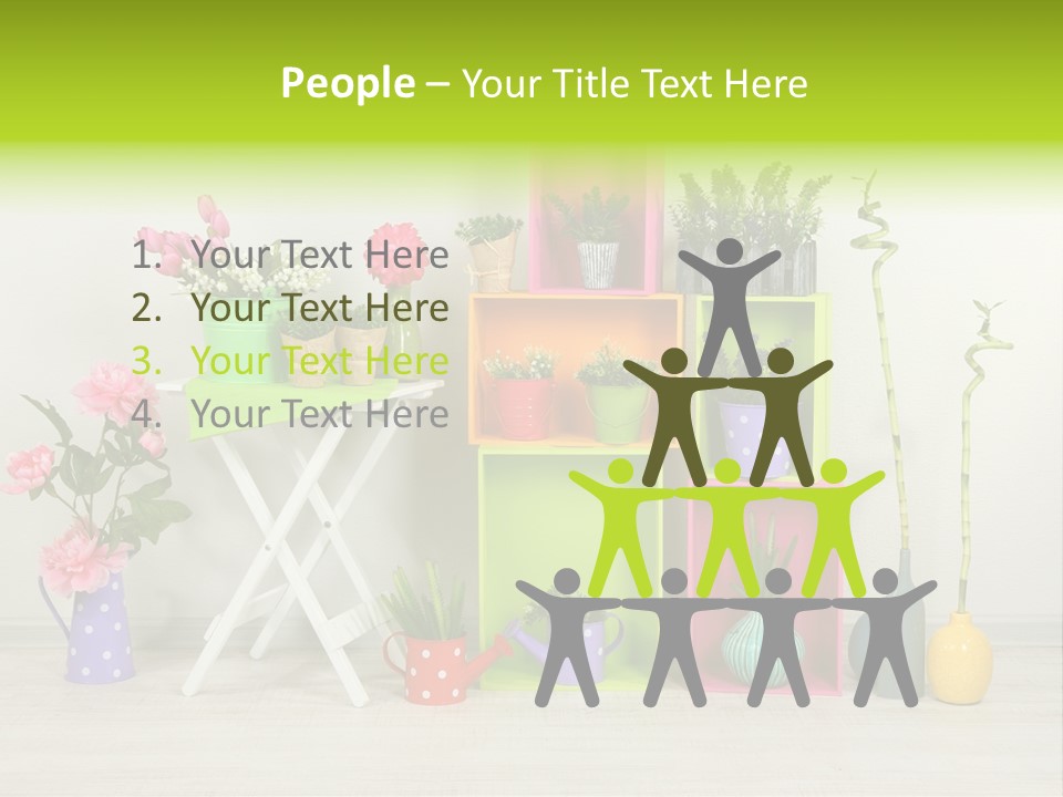 Decor Nobody Equipment PowerPoint Template