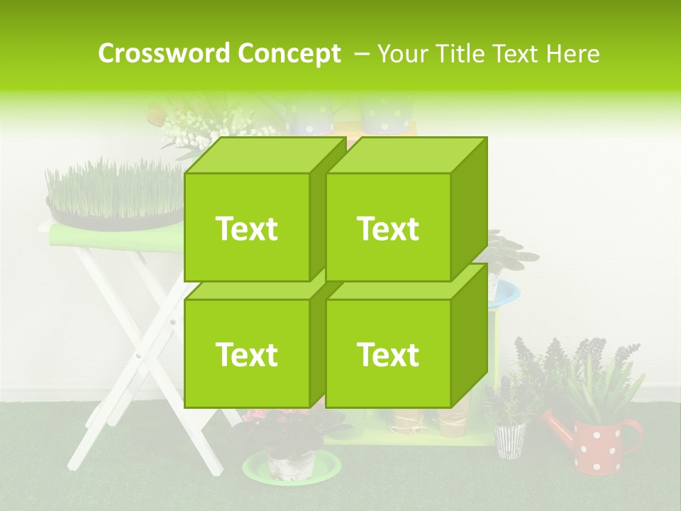 Home Modern Container PowerPoint Template