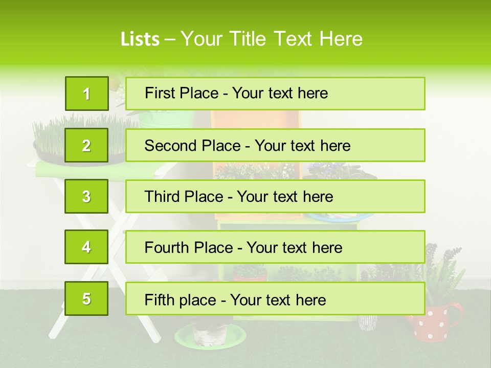Home Modern Container PowerPoint Template