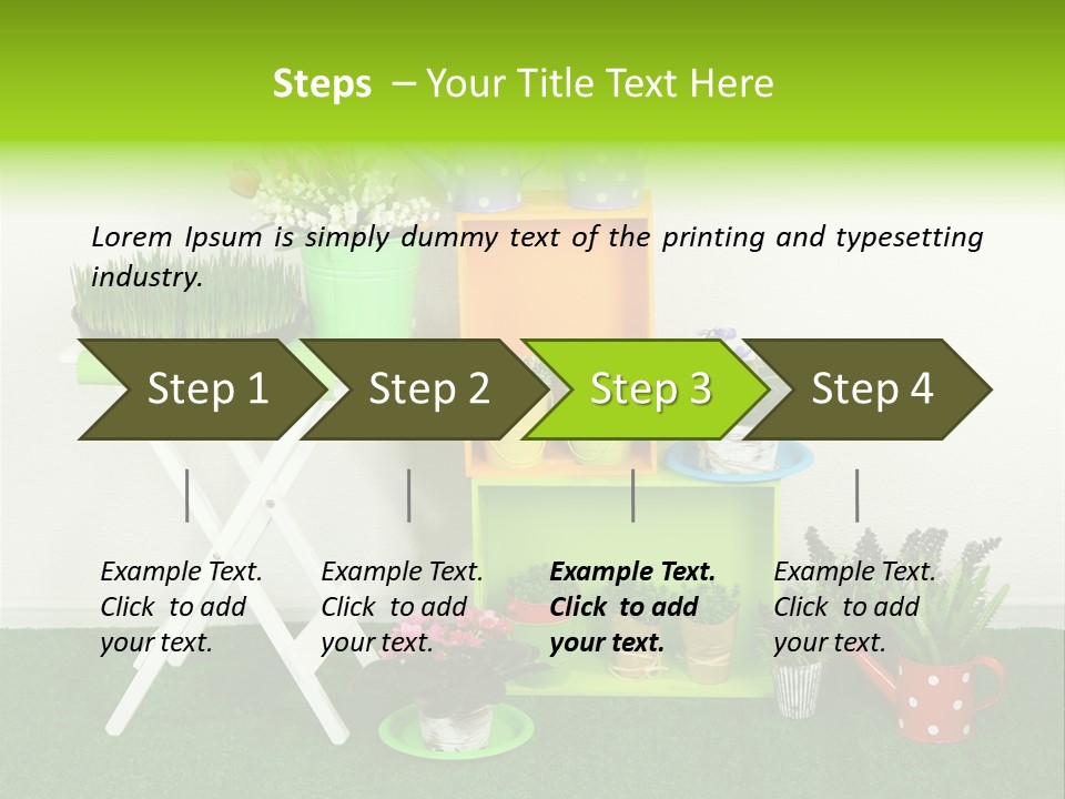 Home Modern Container PowerPoint Template