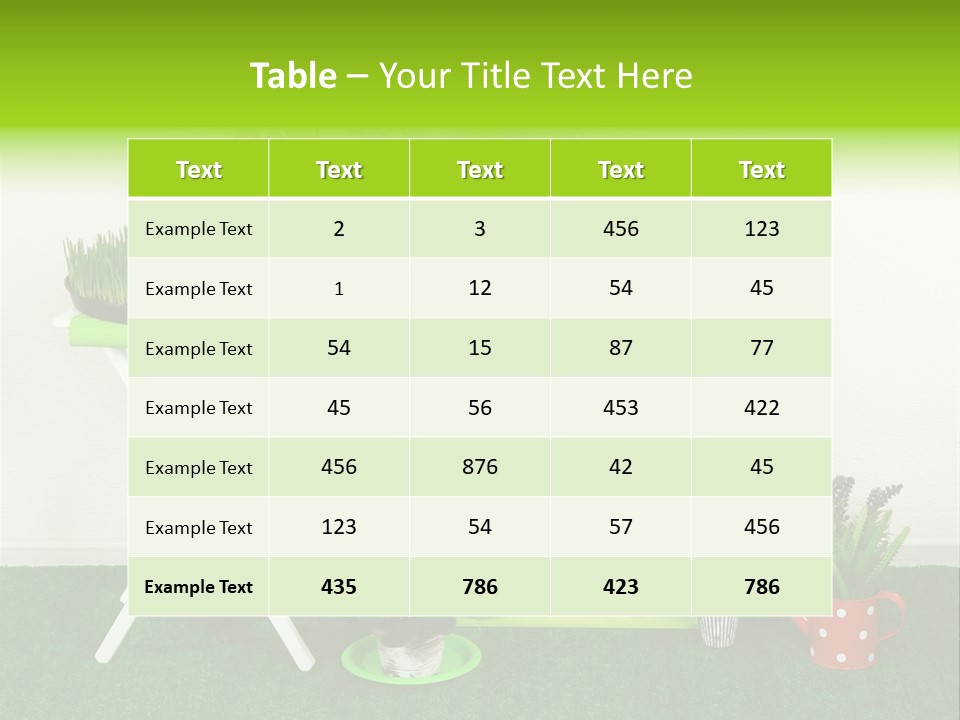 Home Modern Container PowerPoint Template
