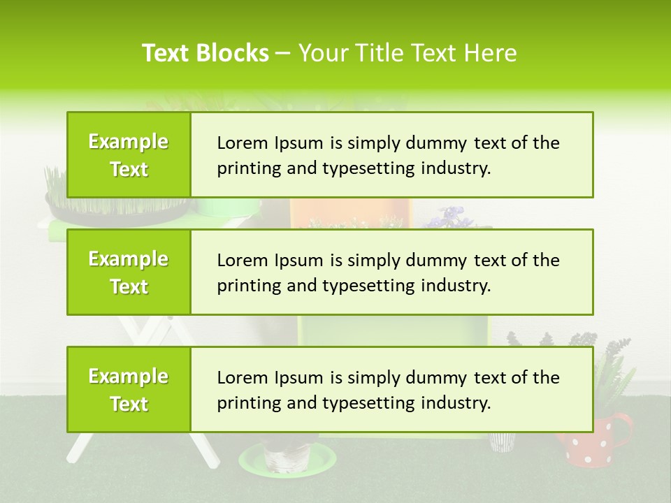Home Modern Container PowerPoint Template