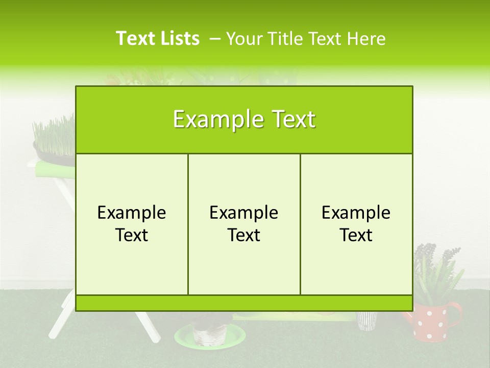 Home Modern Container PowerPoint Template