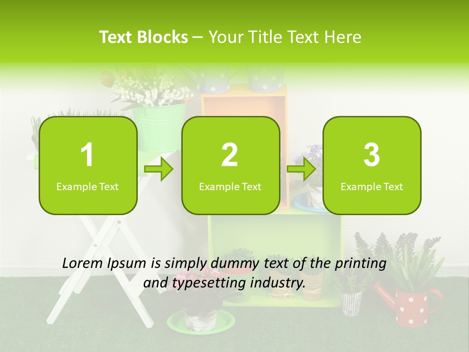 Home Modern Container PowerPoint Template