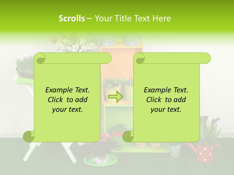 Home Modern Container PowerPoint Template