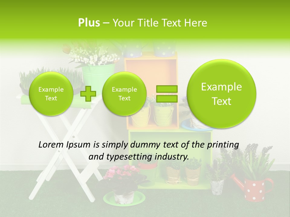 Home Modern Container PowerPoint Template