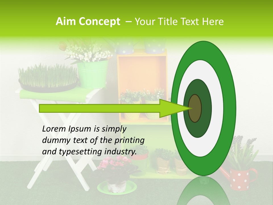 Home Modern Container PowerPoint Template