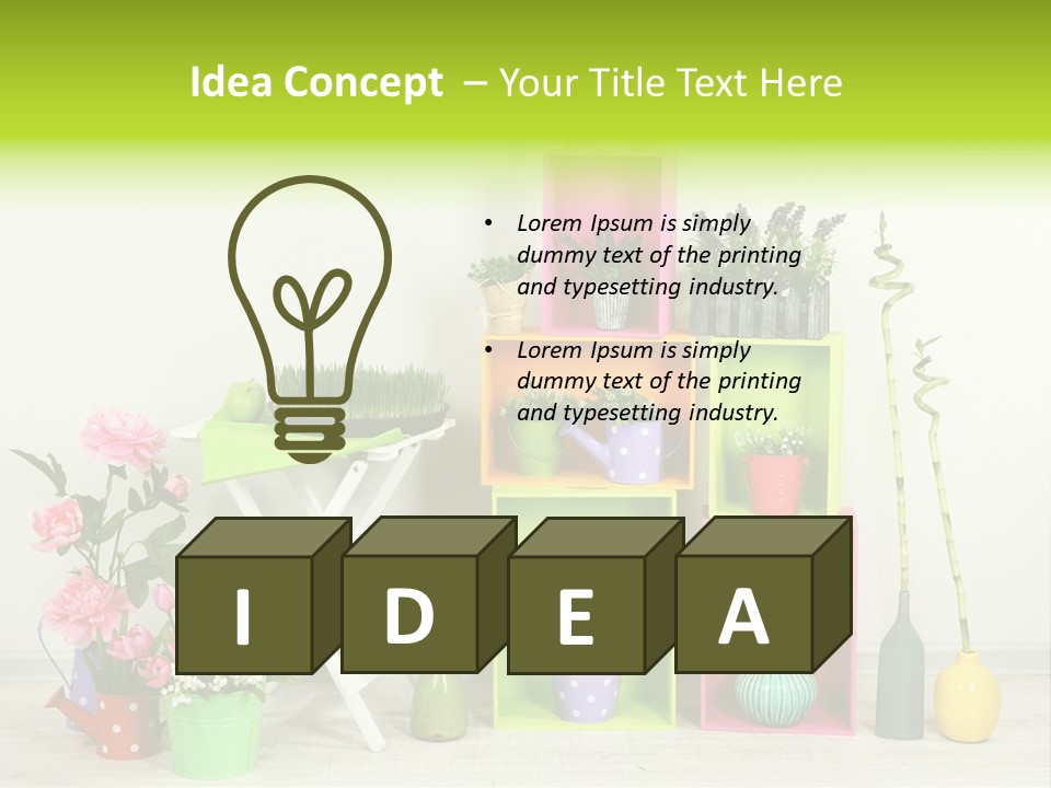 Glass Breakfast Drink PowerPoint Template