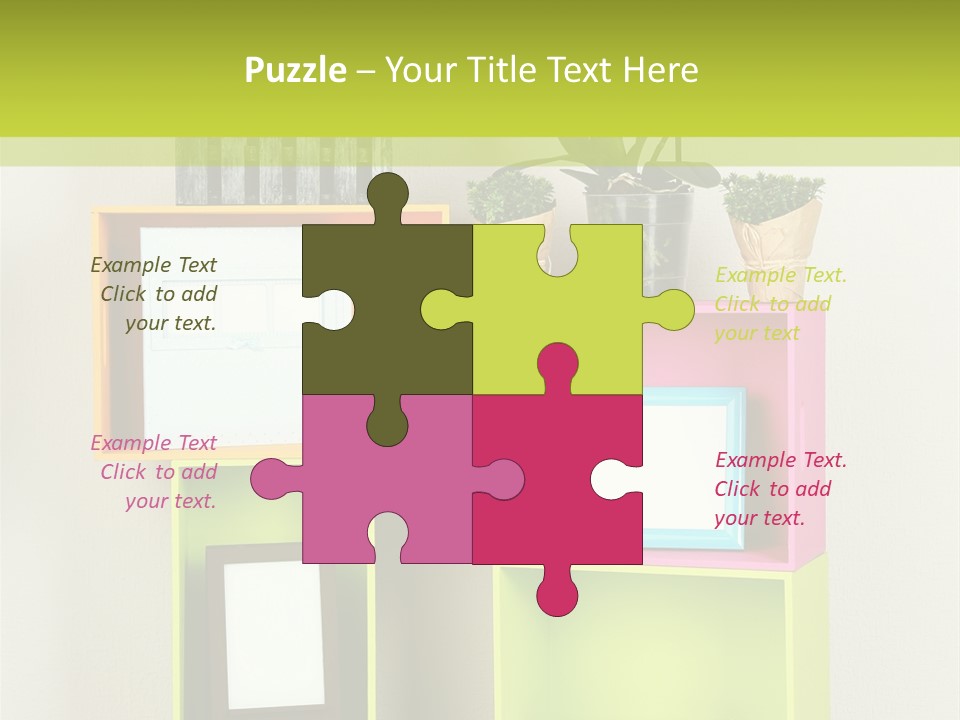 Decoration Shelving Decor PowerPoint Template