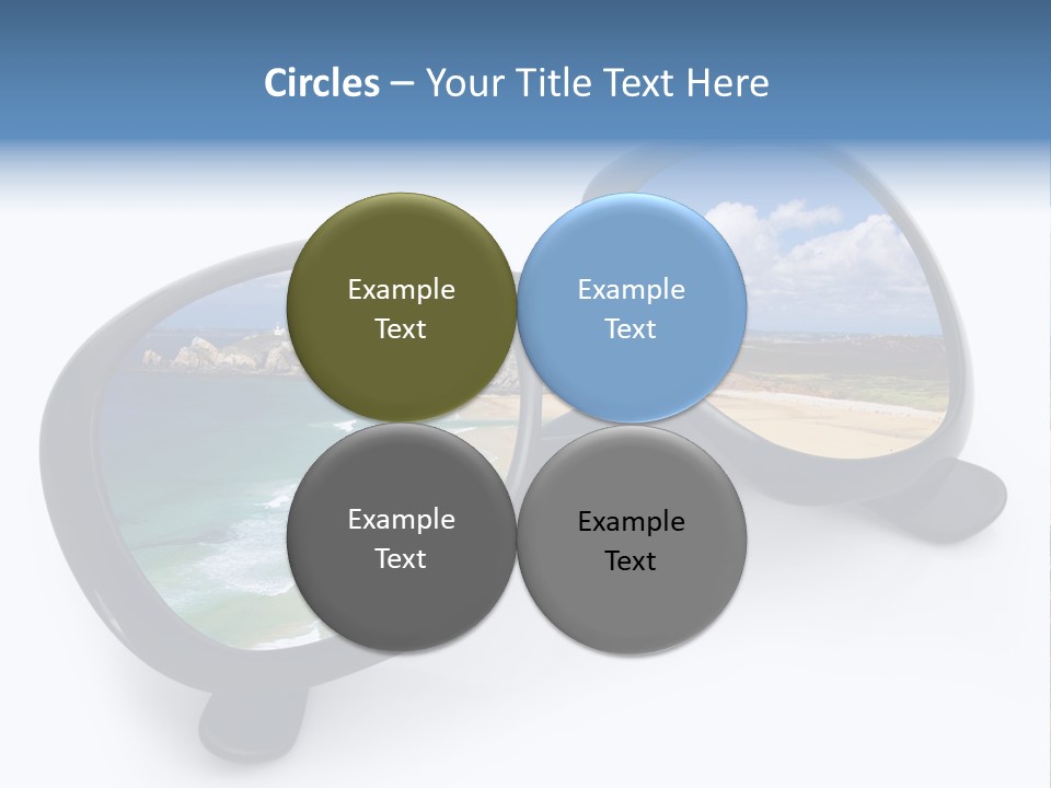 Sfondo Lenti Ferie PowerPoint Template