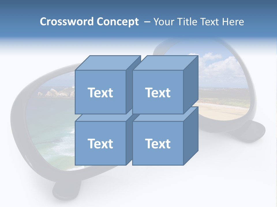 Sfondo Lenti Ferie PowerPoint Template