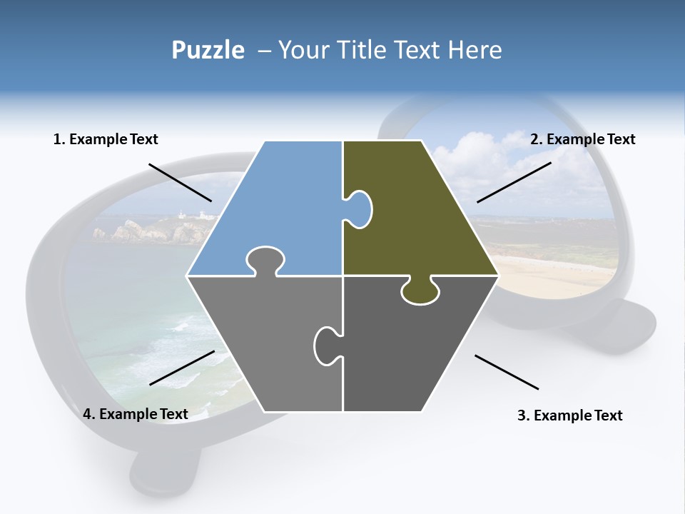 Sfondo Lenti Ferie PowerPoint Template