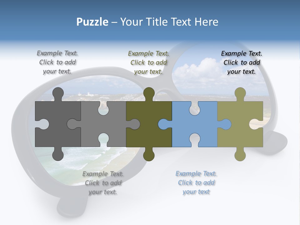 Sfondo Lenti Ferie PowerPoint Template