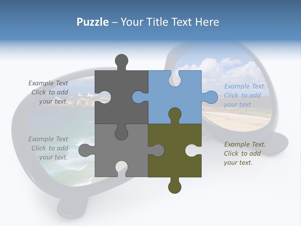 Sfondo Lenti Ferie PowerPoint Template