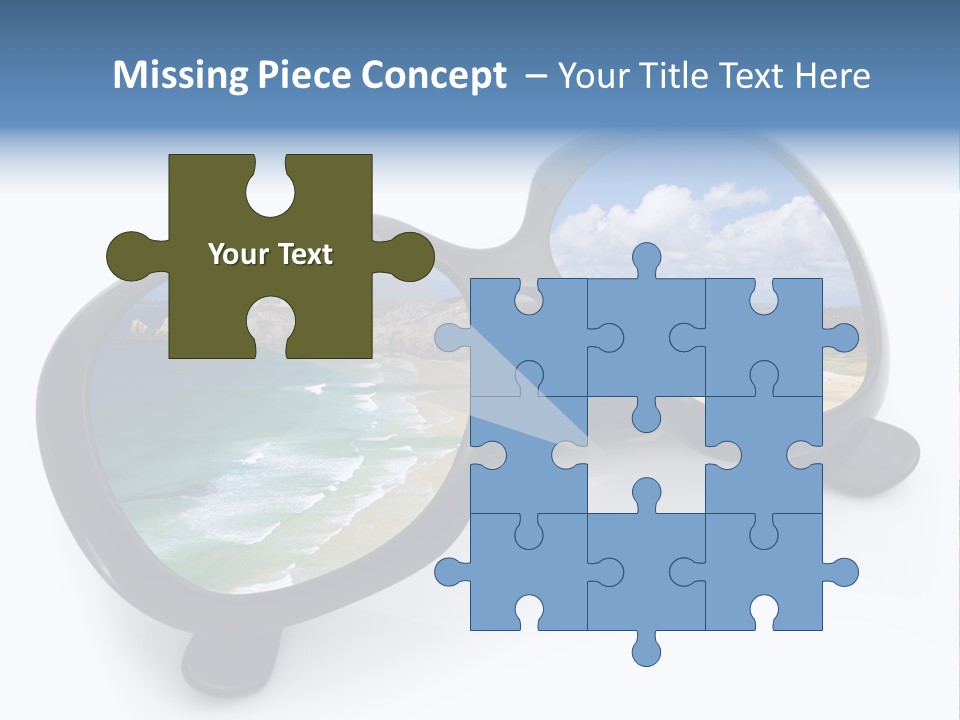 Sfondo Lenti Ferie PowerPoint Template