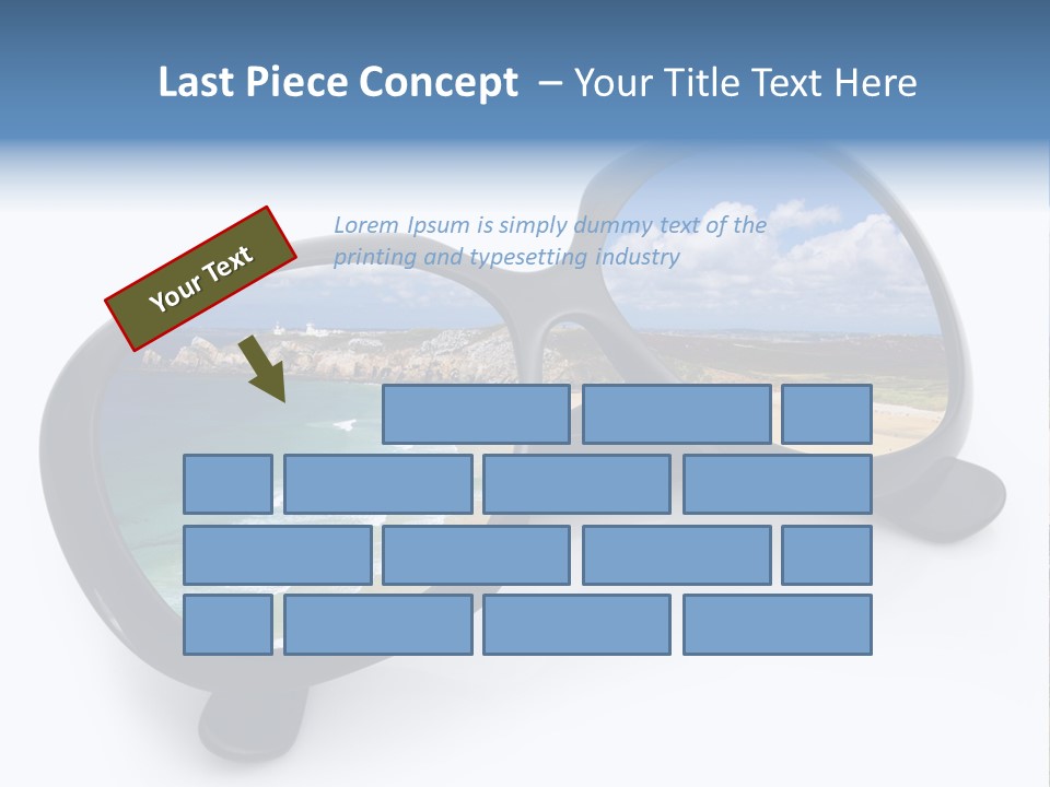 Sfondo Lenti Ferie PowerPoint Template