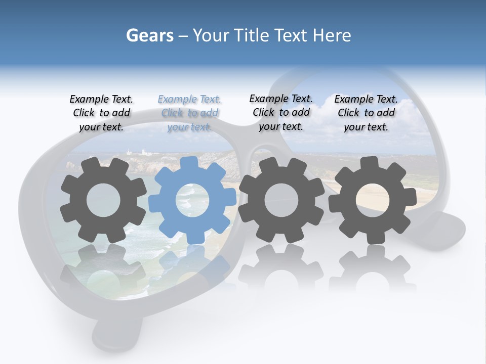 Sfondo Lenti Ferie PowerPoint Template