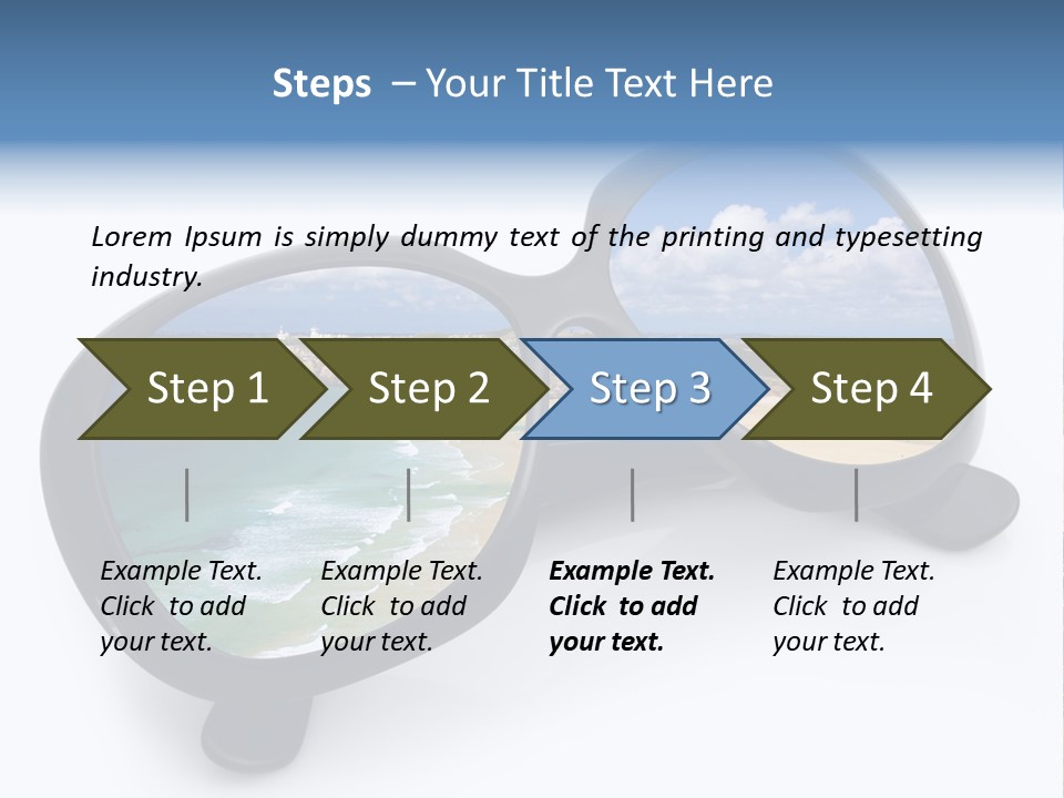 Sfondo Lenti Ferie PowerPoint Template