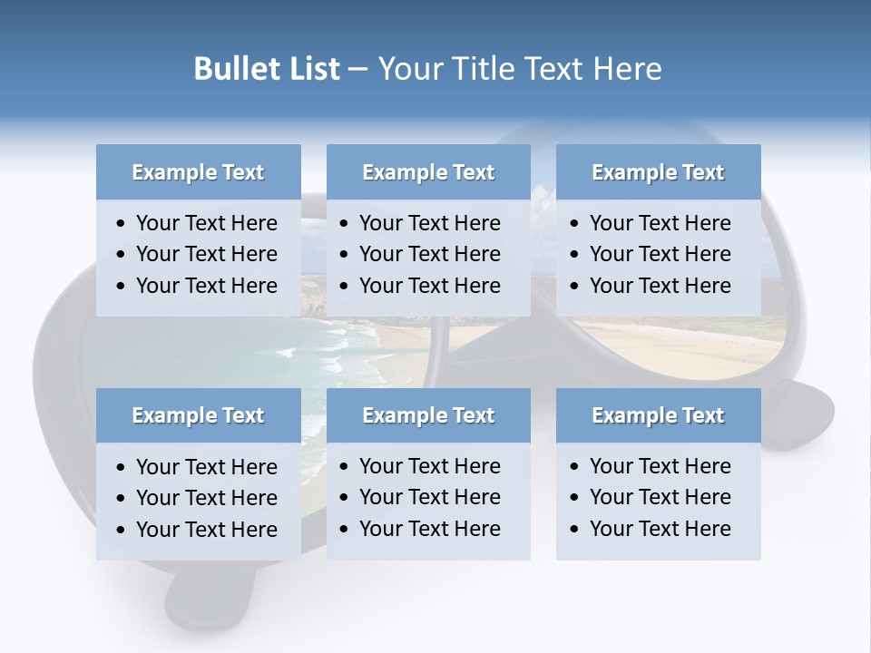 Sfondo Lenti Ferie PowerPoint Template